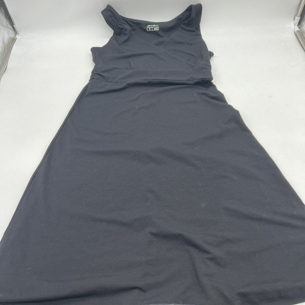 Eddie Bauer Womens Size S Black Sleeveless Travex Stretch Dress Active Outdoor - Picture 1 of 4